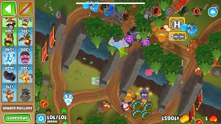 Ravine CHIMPS with MAD  bloons tower defence 6 [upl. by Garald]