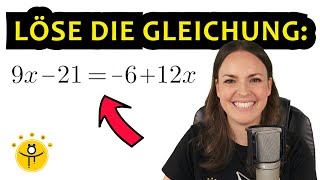 Lineare GLEICHUNGEN lösen einfach erklärt – Gleichung nach x auflösen [upl. by Papke203]