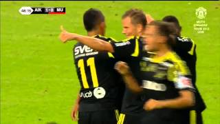 AIK Fotboll Vs Manchester United Robin Quaison Amazing Goal [upl. by Etiam589]