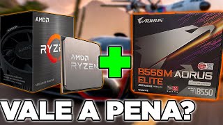 RYZEN 5 5600G  B550M AORUS ELITE VALE A PENA [upl. by Aynna114]