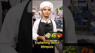 RCHMNZB Explaining about Mirepoix hotelmanagment trending viralvideo [upl. by Annavaig]