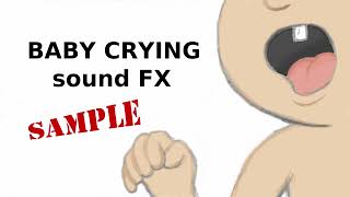 Baby Crying Sound Effects  Cry Laugh and Cooing [upl. by Nudd]