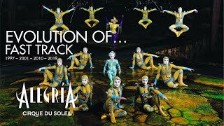 Evolution of Fast Track  Alegría by Cirque du Soleil [upl. by Johppah]