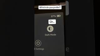 Kindle Dark Mode or Light Mode Kindle Paperwhite reading kindle kindlepaperwhite [upl. by Patrick780]