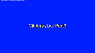 C ArrayList Part3 [upl. by Genovera]