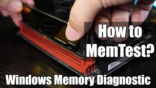 How to MemTest Windows Memory Diagnostic [upl. by Zalucki]