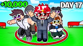 Last to LEAVE Circle WINS 10000 Roblox Bedwars [upl. by Negeam566]