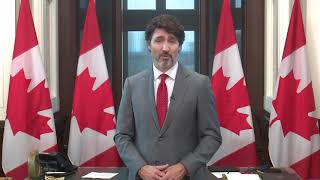 Prime Minister Trudeau delivers a message on Ramadan [upl. by Okorih]