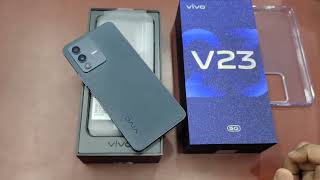 VIVO V23 UNBOXING AND FIRST LOOK 😍😍 V23 SANDDUST BLACK  GOOD PHONE UNDER 30000 VIVOV23 INDIA [upl. by Treharne215]