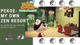 Pekoe  My Own Zen Resort 13 Animal Crossing New Horizons Happy Home Paradise DLC [upl. by Adon413]