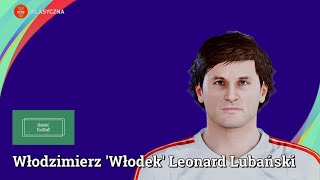 Włodzimierz Włodek Leonard Lubański  PES Clasico Face Bodyamp Stats [upl. by Onofredo]