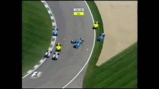 Indianapolis 2004 GP Uusintoja lähdön kolaroinnista [upl. by Kcirdderf3]