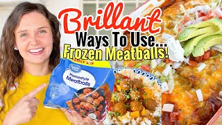 5 UNBELIEVABLE Recipes Using Frozen Meatballs  The EASIEST Shortcut Meals  Julia Pacheco [upl. by Drescher]