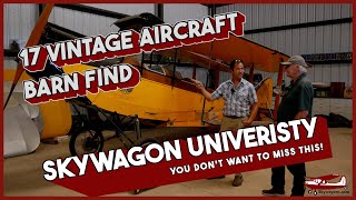 17 Vintage Aircraft Barn Find [upl. by Mulderig]