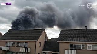 Grote brand in kringloopwinkel BenedenLeeuwen [upl. by Armillda]