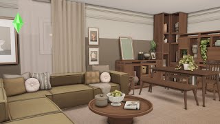 Couples First Apartment  The Sims 4 Speed Build  Apartment Renovation  Stonestreet Apartment 3 [upl. by Lewes648]