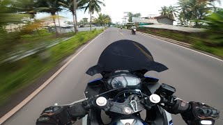 The Pure Sound of Yamaha R25 Berangkat Kerja [upl. by Aneerb300]