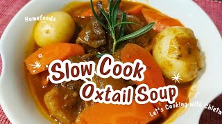 Slow Cook Oxtail Soup [upl. by Edlyn504]