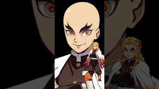 Bald 👀😂sorry guys for this 😔demonslayerkimetsunoyaiba renshinobutanjiro yorichii shortsfyp [upl. by Inimak]