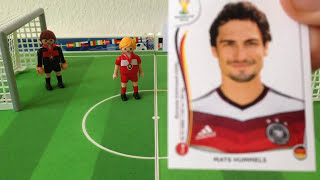 7 Playmobil Panini Hummels Fifa world cup 2014 brasil [upl. by Manolo67]