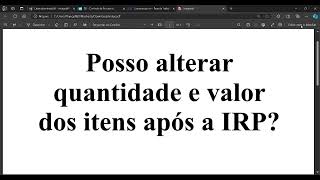 Posso alterar a quantidade e o valor estimado no pregão após a IRP  Comprasnet [upl. by Asteria]