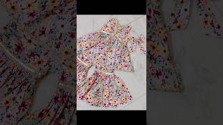 Baby Partywear dressshortvideo stylish cuttingandstitching partywear Aaliyacut Frock fashion [upl. by Skiest]