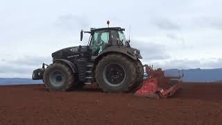 McLennan Deloraine Power Harrowing 2024 Part 1 [upl. by Ardien]