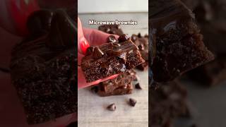 Amazing Microwave Brownies easyrecipe shorts [upl. by Inavoy494]