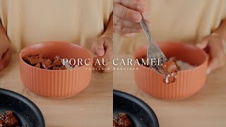 Porc au caramel  un plat facile à réaliser et réconfortant [upl. by Ayhay]