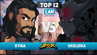 Kyna vs Skeldra  Top 12  Brawlhalla World Championship 2023  LAN 1v1 [upl. by Laekcim]