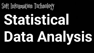 Statistical Data Analysis [upl. by Bravin]