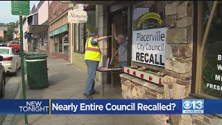 Placerville Group Looks To Recall Nearly Entire City Council [upl. by Attesor]