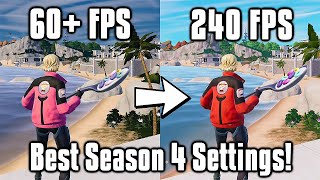 Fortnite Season 4 Settings Guide  FPS Boost Colorblind Modes amp More [upl. by Melodee733]