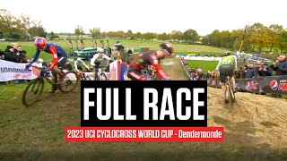 FULL RACE 2023 UCI Cyclocross World Cup Dendermonde [upl. by Stochmal]