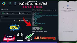 finally💥🔥All Samsung Galaxy Frp Unlock Free Tool One Click Android version 1413 [upl. by Ttenneb253]