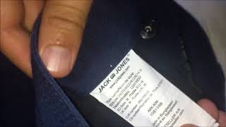 How to spot original Jack and Jones clothes production date [upl. by Enoyrt]