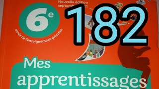 Orthographele pluriel des noms composéspage 182mes apprentissage en français 6 AEP [upl. by Dal]