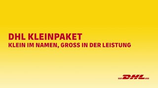 Kleine Waren günstig mit dem DHL Kleinpaket versenden Mit DHL geht das [upl. by Fanestil156]