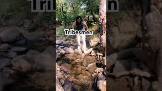 tribesmen tribe trending chittorgarh safari forest nature river power [upl. by Animsaj]