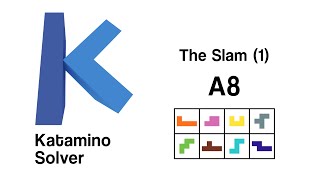 Katamino  how to solve Level The Slam 1  A8 [upl. by Ecirual184]