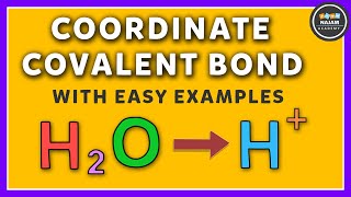 Coordinate Covalent Bond [upl. by Celin]