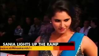 Sania Mirza walks the ramp at Blenders Pride in Mumbai [upl. by Gladys890]