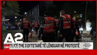 Dëmtohen 12 policë 5 protestues e 1 gazetar Jul Kasapi sjell detajetTest për drejtorin e policisë [upl. by Notgnillew]