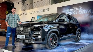 New MG Hector BlackStorm Edition 2024 🖤 Launched  Rs 2195L  All Black Interiors Exterior 🤌 [upl. by Olra]