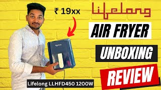 Lifelong airfryer Full Review  Best air fryer under 2000  Lifelong LLHFD450 Full review Hindi [upl. by Aicire]