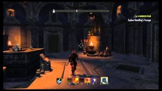 Elder Scrolls Online A Flawless Plan Quest how to solve puzzle [upl. by Aihsyak]