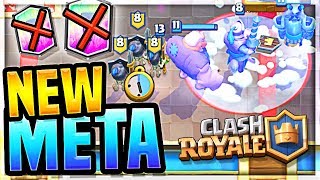 NEW META  NO LEGENDARY  Clash Royale INSANE New Deck [upl. by Vincents]