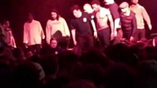 Odd Future glass bottles get thrown on stage [upl. by Notnilk]