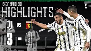 Juventus 32 Genoa  Rafia Debut Winner in Extra Time  EXTENDED Highlights [upl. by Maltz]