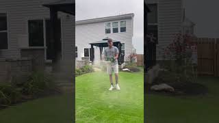 Easiest way to topdress a backyard putting green [upl. by Einneb266]